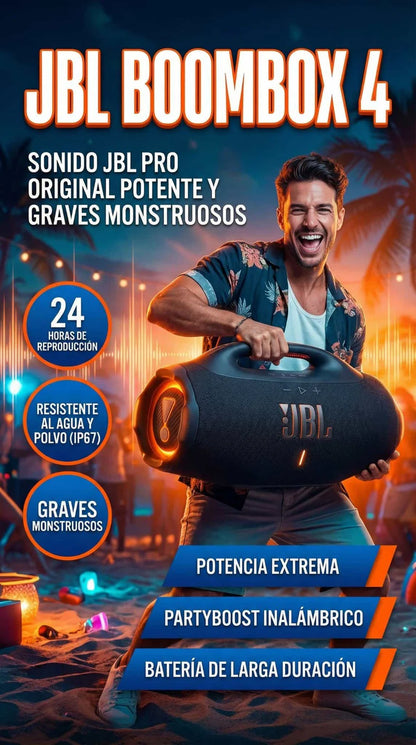 🎶 JBL Boombox 4 🔊  Potencia que se Siente, Estilo que Impone 💥